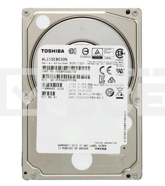 Жесткий диск Toshiba 300GB  SAS2.5