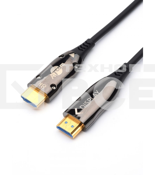 Кабель HDMI 50 м (HIGH speed, Metal gold, Optical) 8K VER 2.1 Кабель HDMI 50 м (HIGH speed, Metal gold, Optical) 8K VER 2.1