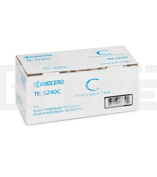 Картридж лазерный Kyocera TK-5240C (1T02R7CNL0) голубой для P5026cdn/cdw, M5526cdn/cdw 3000 стр.