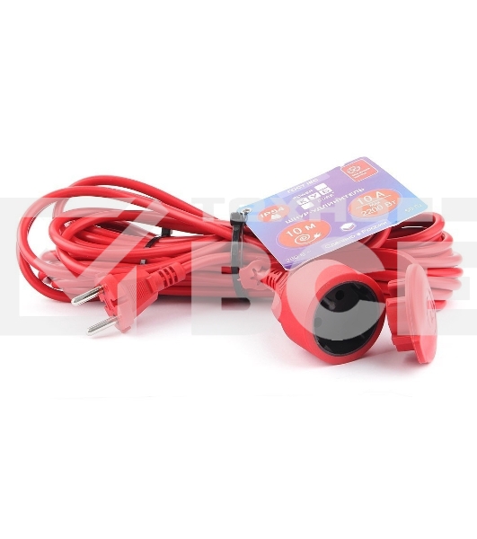 Удлинитель Power Cube PC-2-B-10(IP), 10А, 10м, IP54