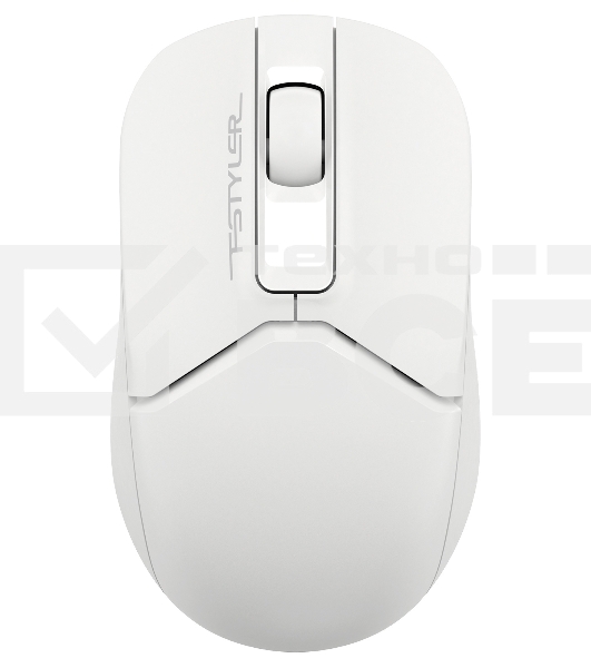 Мышь беспроводная A4Tech Fstyler FB12 белый, 1200 dpi, радиоканал, Bluetooth, USB, кнопки - 3