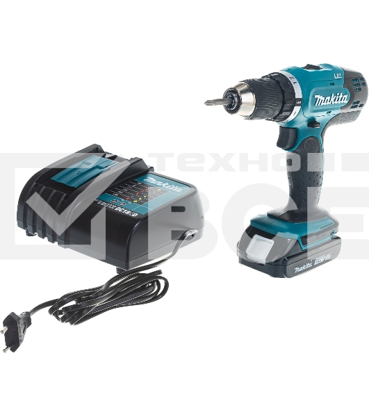 Дрель акк. MAKITA DDF453SYX5 (190497)18В 1х1.5Ач Li-ion БЗП