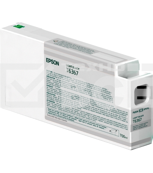 Картридж струйный EPSON C13T636700 серрый (700 мл) для Stylus Pro 7700, 7890, 7900, 9700, 9890, 9900, WT7900