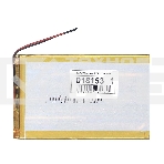 Аккумулятор Li-Pol (батарея) 3*75*123мм 2pin 3.7V/4000mAh, фото2
