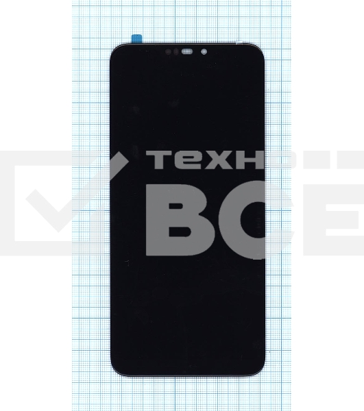 Дисплей для Honor 8C черный