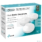Маршрутизатор TP-Link TP-Link DECO M5(3-PACK) AC1300 Домашняя Wi-Fi система, чипсет Qualcomm, два диапазона (Dual-Band), поддержка стандартов 802.11ac/a/b/g/n, 717 МГц четырехъядерный процессор, Bluetooth 4.2, 2 гигабитных порта Ethernet, 1 порт USB Type-, фото17