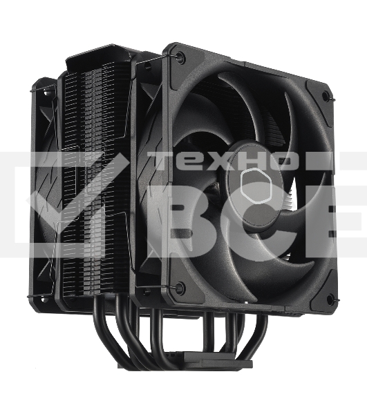 Кулер ЦП COOLER MASTER RR-S4KK-25SN-R1 LGA1150/LGA1151/LGA1155/LGA1156/LGA1200/LGA1700/AM5/AM4 70.7 фут3/мин Вес 0.9 кг RR-S4KK-25DN-R1