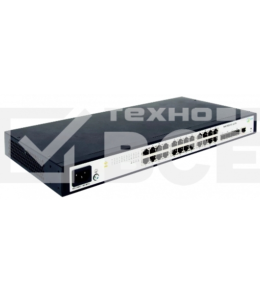 Управляемый коммутатор SNR уровня 2+, 24 порта 10/100/1000Base-T, 4 порта 1/10G SFP+