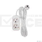 Удлинитель PROconnect 2 гнезда, 3 м, 3х0,75 мм², с/з, белый, фото3
