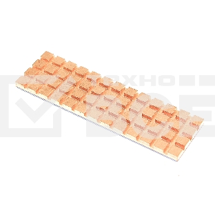 Медный радиатор для М.2 SSD с термопрокладкой 0,5 мм, 70х20х2,5 мм