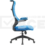 Кресло компьютерное Cactus CS-MC505-BL темно-синий, сиденье темно-синий, сетка/ткань, крестов. пластик, фото5