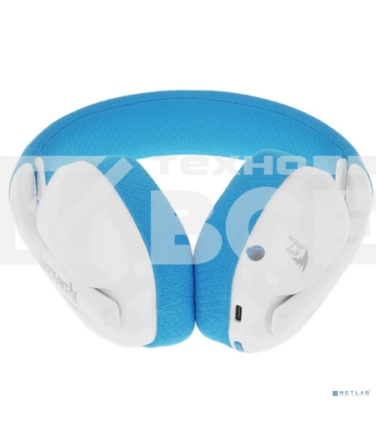 Гарнитура проводная Defender Ire Pro (BT,2.4G)/проводной,белый/син Redragon