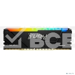 Оперативная память Kingston Fury Beast Black RGB KF432C16BB2A/8WP, DDR4, 8GB (1x8GB), 3200 MHz, CL16, с радиатором, RGB, чёрный, фото5