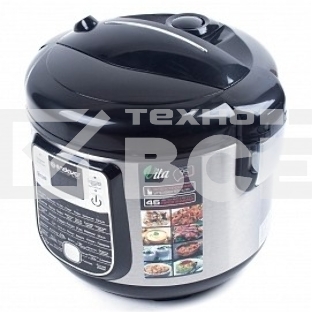 Мультиварка Endever Vita-95, мощность 1000 Вт, черный/стальной, емкость 5л, 45 авторежимов работы, книга рецептов