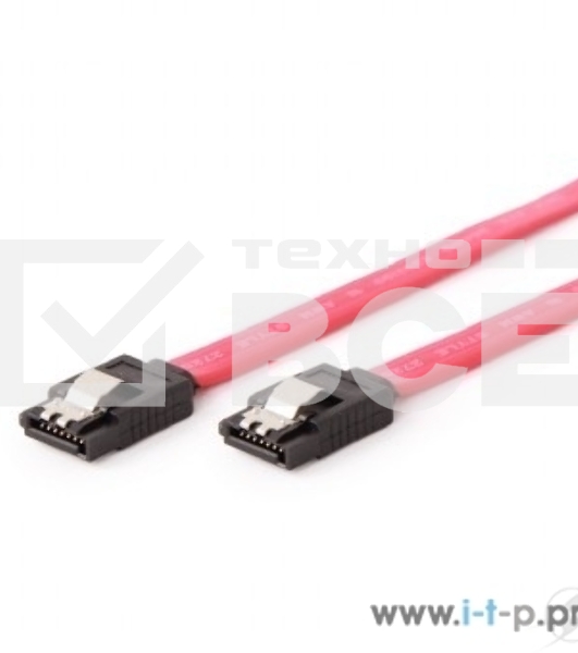 Кабель Gembird Кабель интерфейсный SATAIII, 30см, 7pin/7pin, защелка, пакет (CC-SATAM-DATA-0.3M)