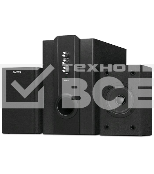 Колонки Sven SPS-820 2.1 черный 38Вт