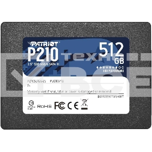 Накопитель SSD Patriot P210, 512GB, SATA III, 2.5