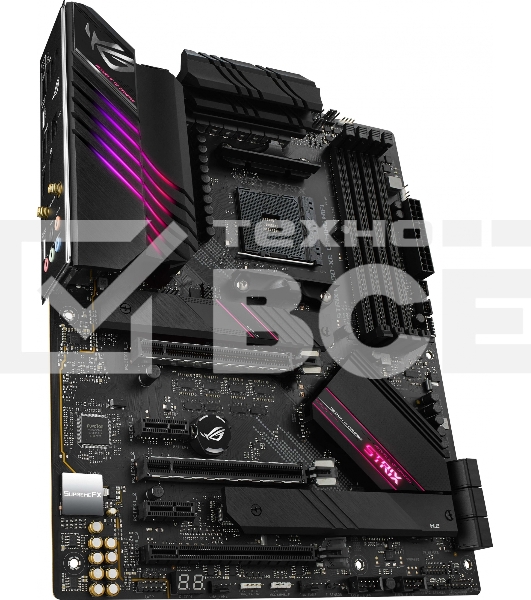 Материнская плата ASUS ROG STRIX B550-XE GAMING WIFI, AM4, AMD B550, 4xDDR4, 6xSATA, 2xM.2, 1xPCI-E 4.0 x16, 1xPCI-E 4.0 x8, 1xPCI-E 3.0 x4, 1xHDMI, 1xDP, 1x 2.5Gb LAN, 2xUSB-A 3.2 Gen 2, 1xUSB-C 3.2 Gen 2, 4xUSB 2.0, 5x3.5 мм, 7.1, Standard-ATX