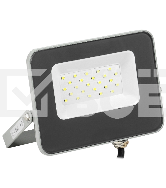 Прожектор Iek LPDO701-20-K03 СДО 07-20 светодиодный серый IP65 6500 K IEK