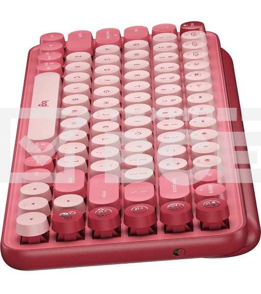 Клавиатура беспроводная Logitech POP KEYS, Heartbreaker Rose (M/N: YR0080/CU0021)