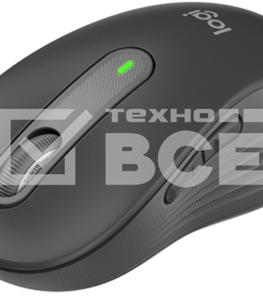 Мышь беспроводная Logitech Signature M650 L черный, 4000 dpi, радиоканал, Bluetooth, USB, кнопки - 5