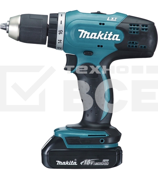 Дрель акк. MAKITA DDF453SYX5 (190497)18В 1х1.5Ач Li-ion БЗП