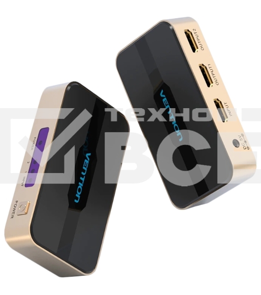 Разветвитель - сплиттер Vention HDMI 19F/2x19F на 2 монитора ACBG0