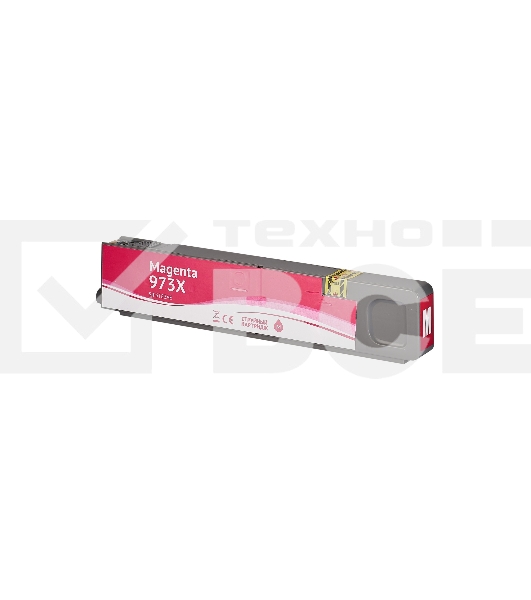 Струйный картридж Sakura F6T82AE (№973X Magenta) для HP, пурпурный, 110 мл., 7000 к.