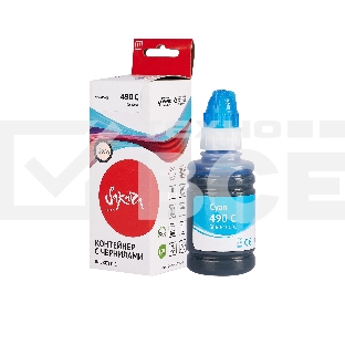 Чернила Sakura 0664C001 для Canon, голубой, 9000 к., 100 мл.