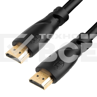 Кабель GCR PROF 10.0m HDMI 2.0, 3D, Ultra HD,60 Hz up to 18GB, Fast Ethernet 18.0 Гбит/с позолоченные контакты, 3Х экран, OD9.0mm, 28/24 AWG
