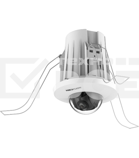 Камера видеонаблюдения IP Hikvision DS-2CD2E23G2-U(4MM) 4-4мм цв. корп.:белый