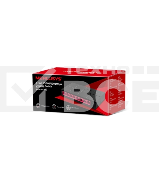 Коммутатор Mercusys MS108G