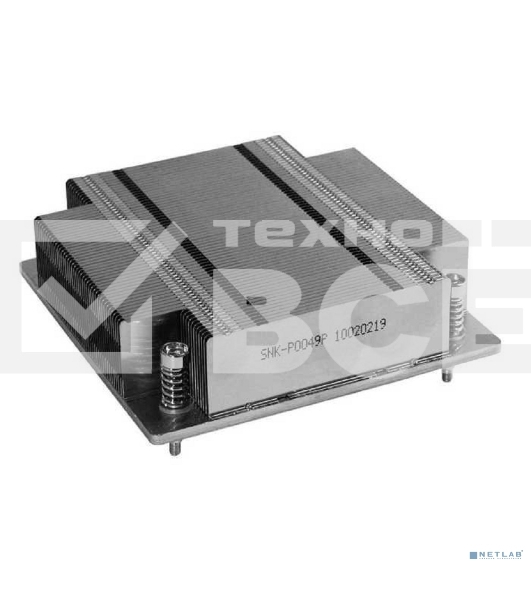 Радиатор Supermicro SNK-P0049P 1U Passive Enhanced Performance CPU Heat Sink for Intel Socket H Series Processors