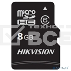 Флеш карта microSDHC 8GB Hikvision HS-TF-C1(STD)/8G/ZAZ01X00/OD <HS-TF-C1(STD)/8G/ZAZ01X00/OD> (без SD адаптера) R/W Speed 90/12MB/s, фото2