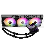 Водяное охлаждение для процессора Thermalright Frozen Warframe Pro 360 Black ARGB (360mm, Black, ARGB/ Fans: 3x120mm, 70.84CFM, 29.8dBA, 2000RPM/ Pump height 60mm, 23dBA, 3000RPM, Rad thickness 27mm/ S: 1200, 1700, 1851, 2011, 2066, 115X, AM4, AM5), фото7