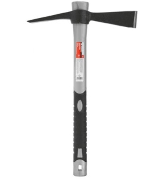 Кирка Matrix 21826 mini двухплоскостная 500 г, фибергласовая обрезиненная рукоятка, 385 мм