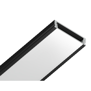 Алюминиевый профиль Ambrella light GP1800BK черный 2000*23.8*6