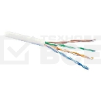 Кабель информационный Lanmaster TWT-6UTP-GY кат.6 U/UTP не экранированный 4X2 PVC внутренний 305м серый, фото 1