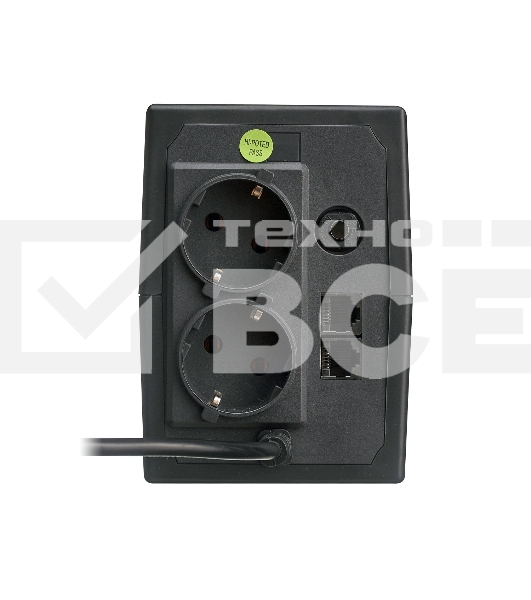 Источник бесперебойного питания ExeGate EP276528RUS Power Back BNB-650<650VA, Black, 2 евророзетки>