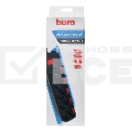 Сетевой фильтр Buro 500SH-1.8-SW-B 1.8м (5 розеток) черный (коробка), фото6