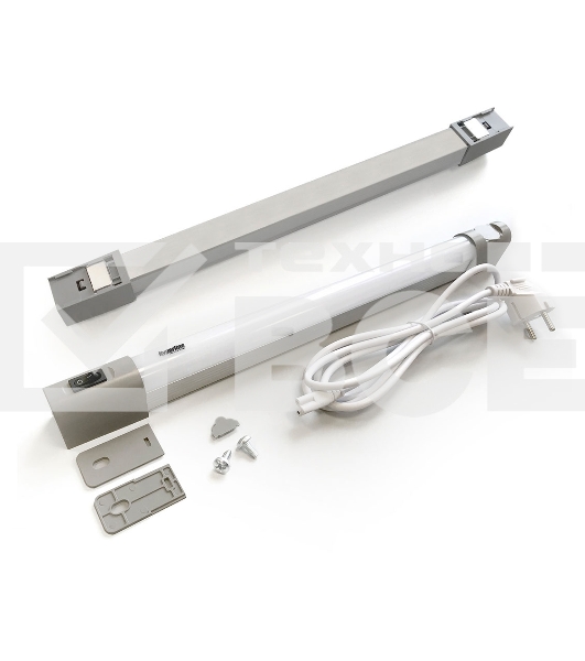 Осветительная панель Hyperline TL19-LED-10W-EU 19 дюймов, LED 10W, 110/220V, 19 дюймовое крепление+ магнитное крепление, 485х31х48мм, длина кабеля 2м, евровилка