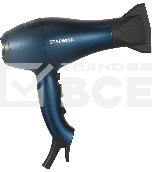 Фен Starwind SHD 6062 1800Вт черный/синий