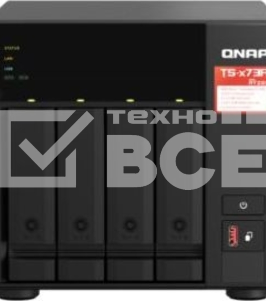 Сетевое хранилище NAS Qnap TS-473A-8G 4-bay Ryzen V1500B