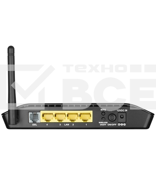 Маршрутизатор D-Link DSL-2640U/RB/U2B Беспроводной маршрутизатор ADSL2+ (Annex B) с поддержкой Ethernet WAN