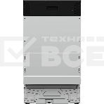 Встраиваемая посудомоечная машина AEG FSE73527P, загрузка на 10 комплектов посуды, сенсорное управление, 7 программ, 44.6x55x82 см, черный цвет, сушка: с открыванием дверцы, индикация на полу: проекция дисплея, фото2
