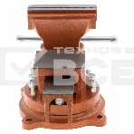 Тиски слесарные Sparta 100мм поворотные с наковальней, фото6