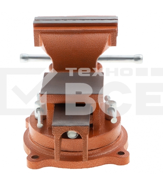 Тиски слесарные Sparta 100мм поворотные с наковальней