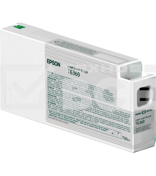 Картридж струйный EPSON C13T636900 светло-серый (700 мл) для Stylus Pro 7700, 7890, 7900, 9700, 9890, 9900, WT7900
