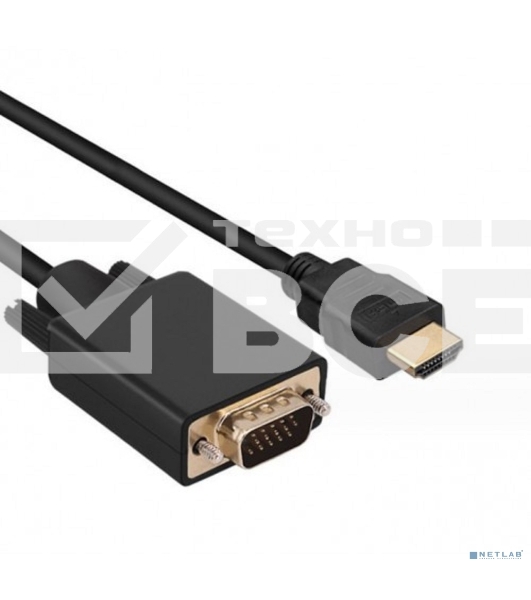 Кабель KS-is HDMI M VGA M medium (KS-441L) 1.8м