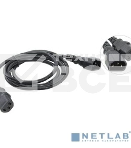 Кабель VCOM CE001-CU0.75-1.8 Кабель монитор - компьютер 220V (UPS -> устройство) VCOM <VDE> 3Gx0.75мм (CE001-CU)1.8м